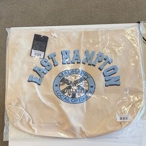 Madhappy Cream and Blue Tote Bag